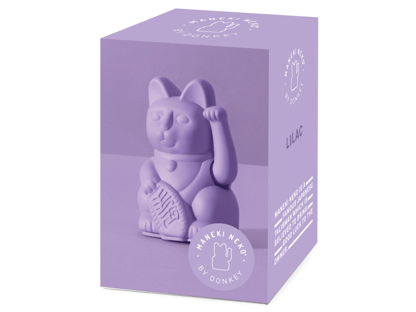 Donkey Products Lucky Cat Mini Winkekatze lilac 10cm - Produktbild 2