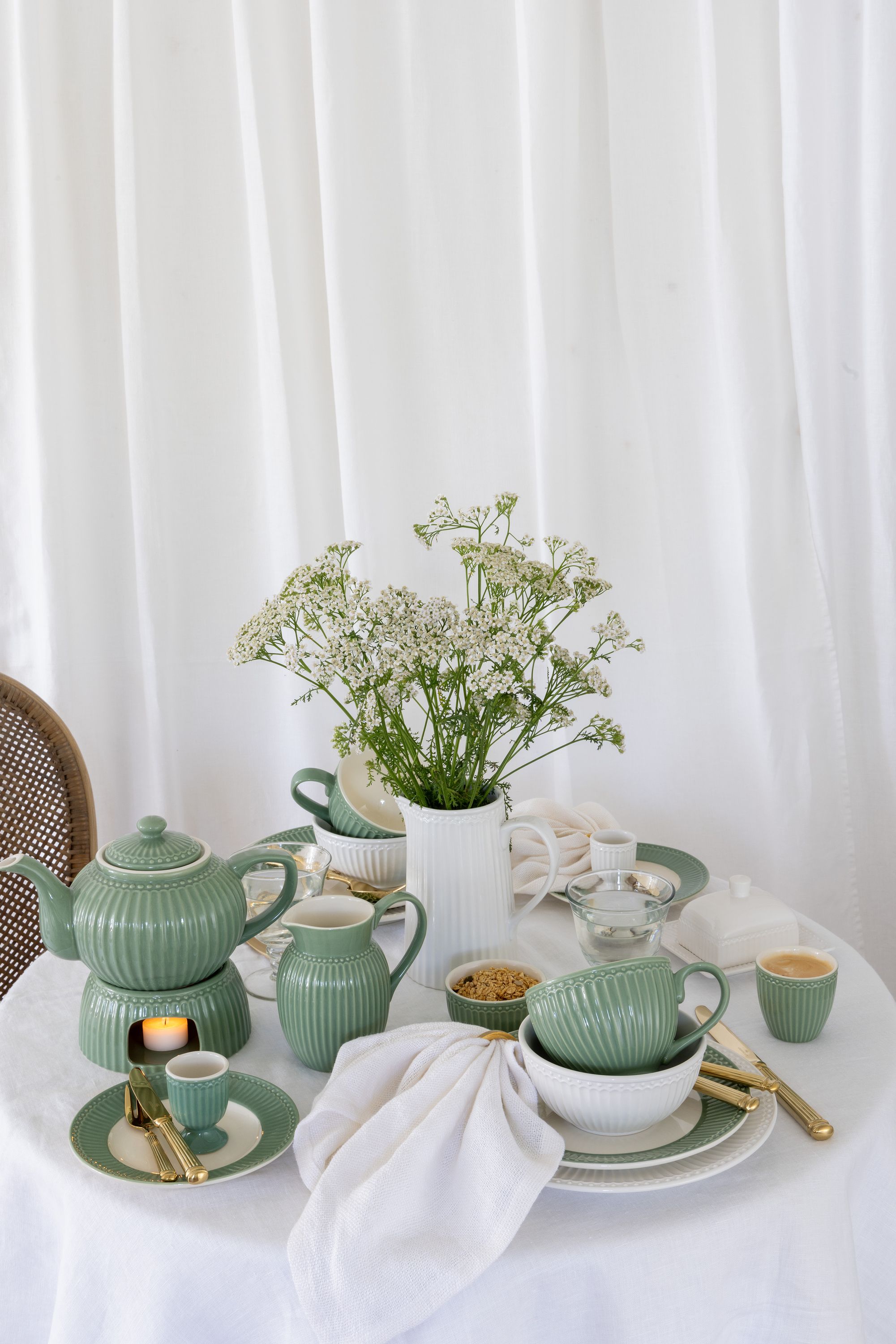 Greengate Alice Krug dusty green 1L - Produktbild 7