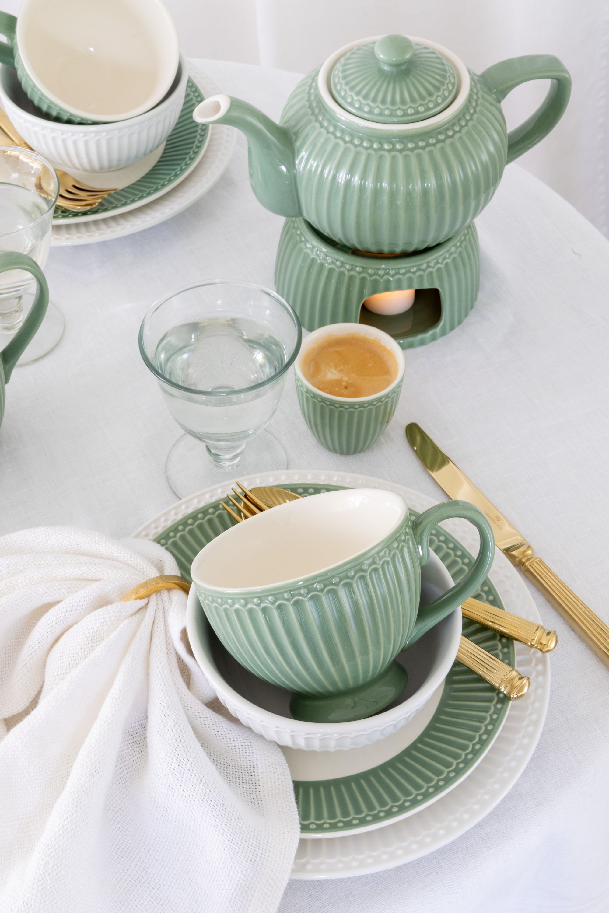 Greengate Alice Teekanne dusty green 1 l - Produktbild 7