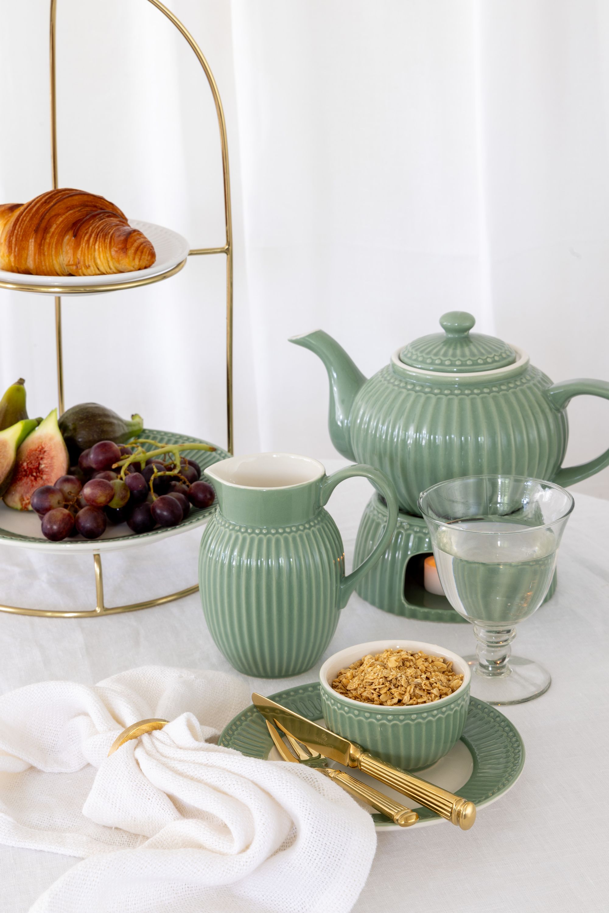 Greengate Alice Teekanne dusty green 1 l - Produktbild 6