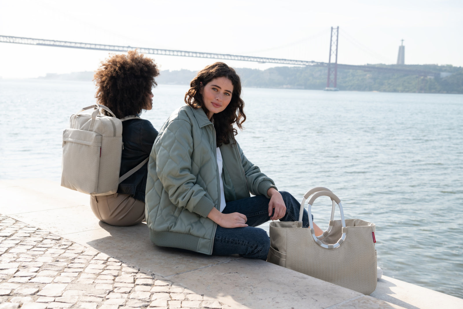 reisenthel allday backpack M herringbone sand - Produktbild 7