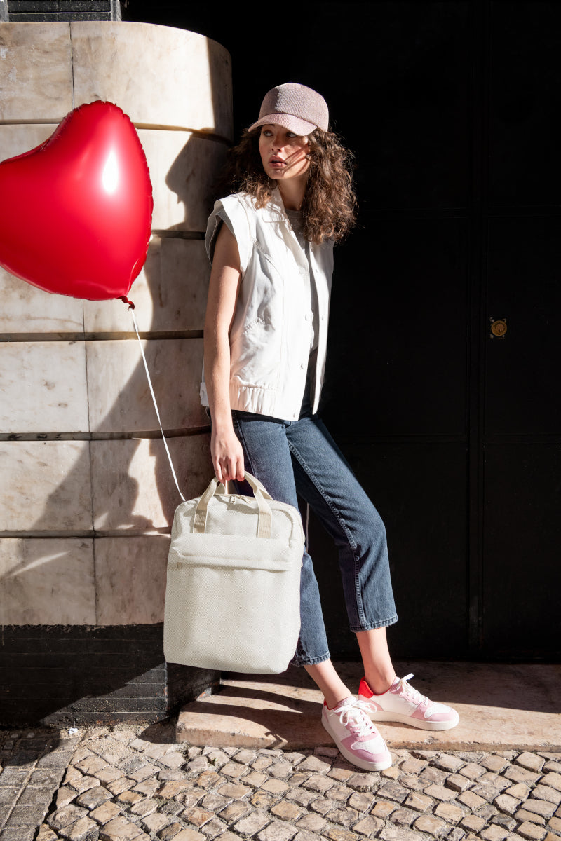 reisenthel allday backpack M herringbone sand - Produktbild 9