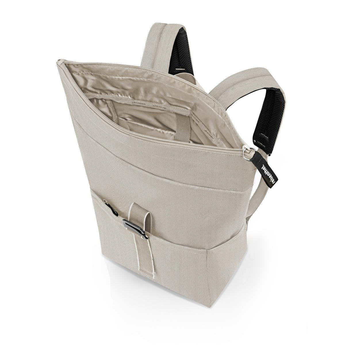reisenthel rolltop backpack herringbone sand - Produktbild 3