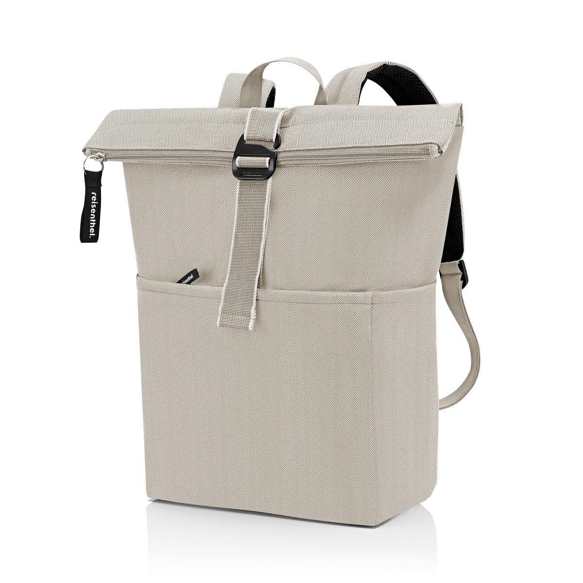 reisenthel rolltop backpack herringbone sand - Produktbild 2
