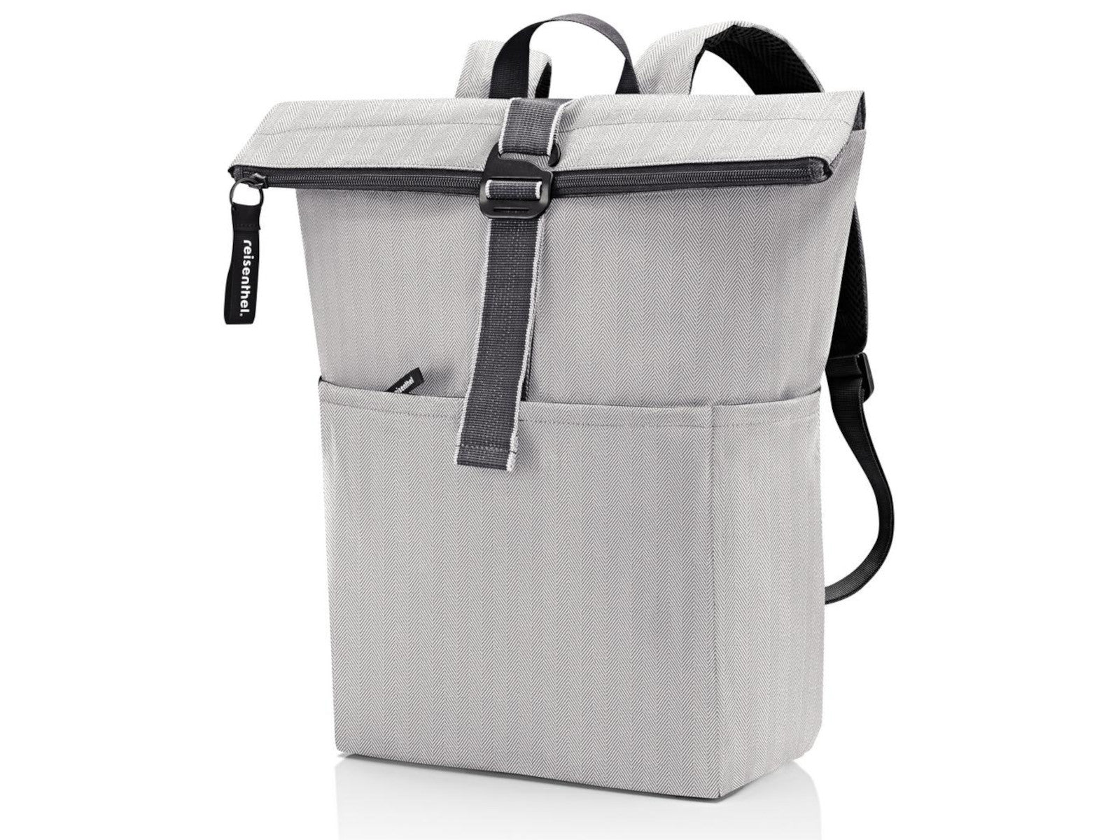 reisenthel rolltop backpack herringbone grey - Produktbild 2