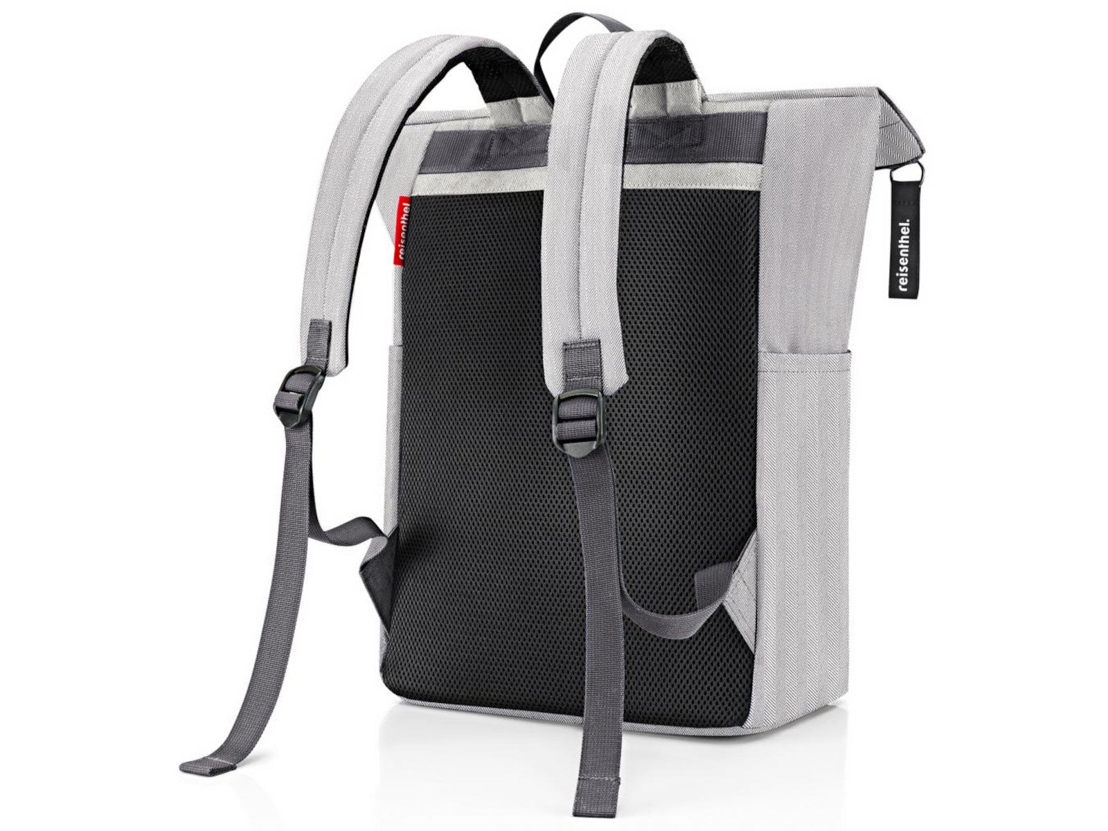 reisenthel rolltop backpack herringbone grey - Produktbild 4