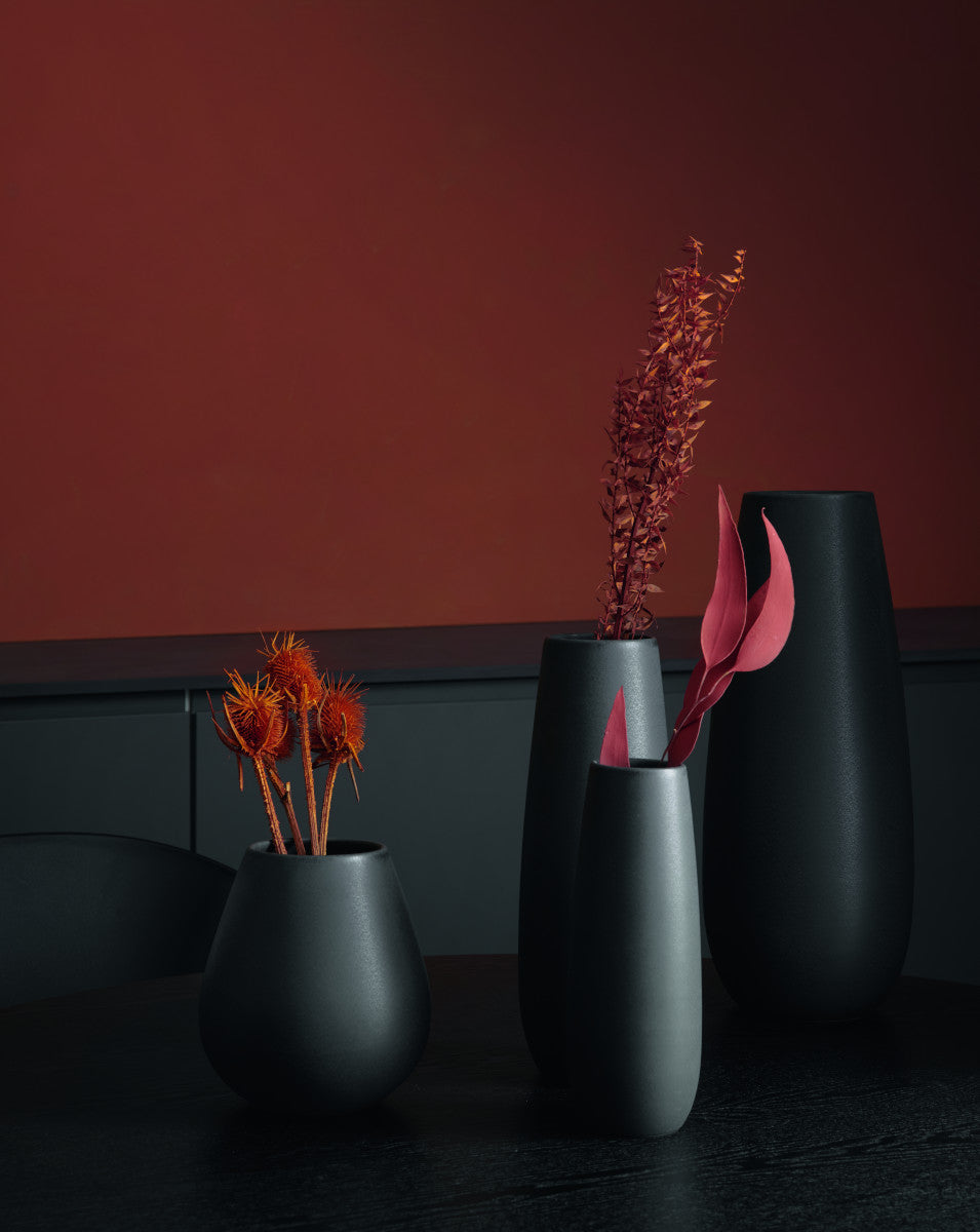 ASA Ease Vase  black iron Ø 18 cm - Produktbild 2