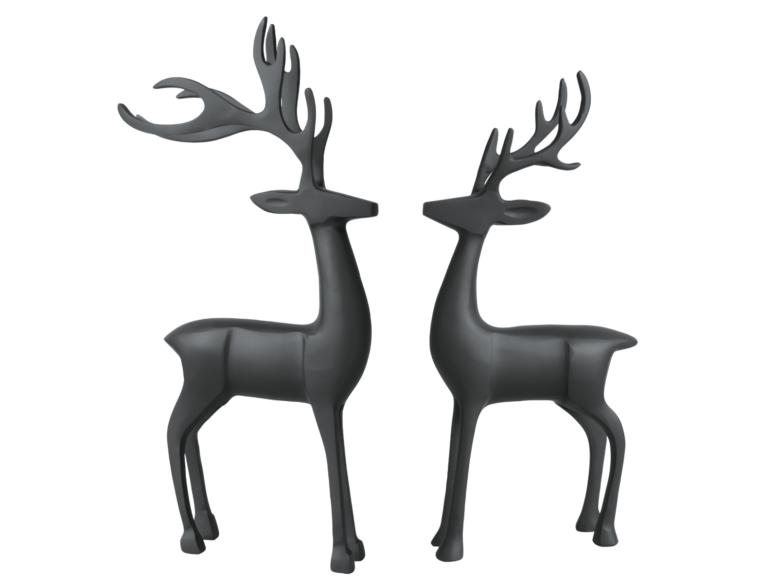 Villeroy & Boch Christmas Chic Hirsch schwarz 2tlg