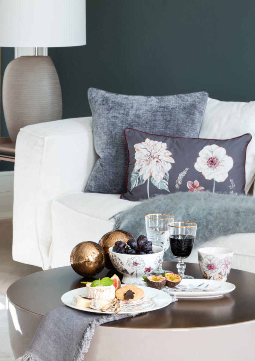 Greengate Leinen Serviette grau 40x40cm - Produktbild 2