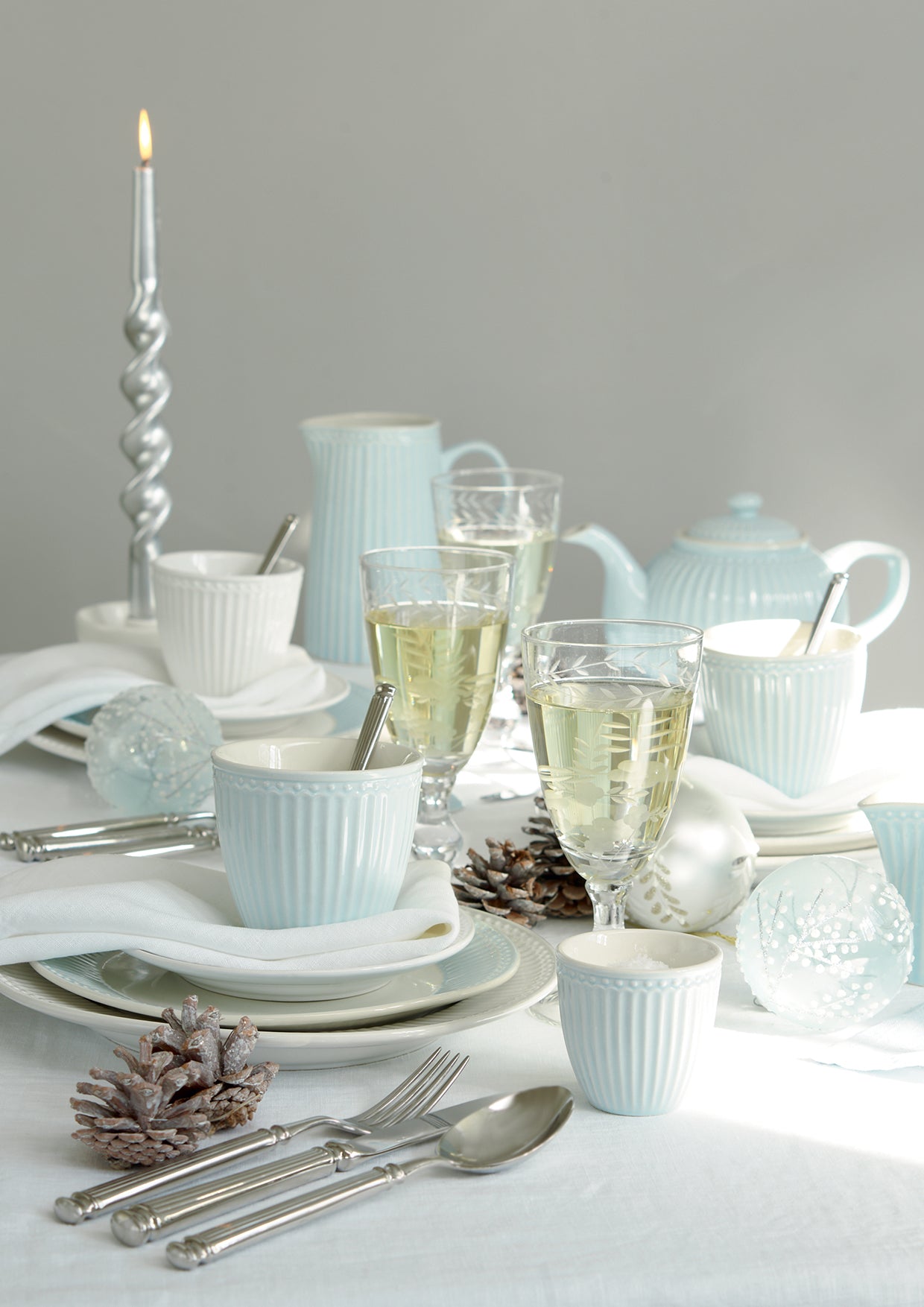 Greengate Alice Frühstücksset pale blue 18tlg - Produktbild 4