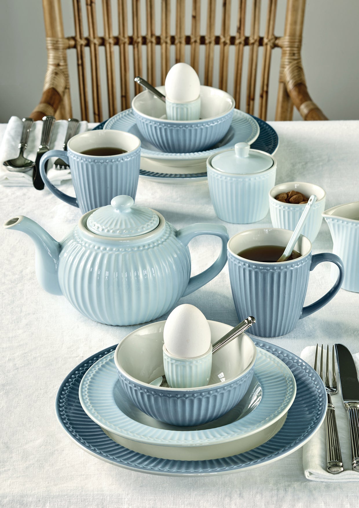 Greengate Alice Frühstücksset pale blue 6tlg - Produktbild 4