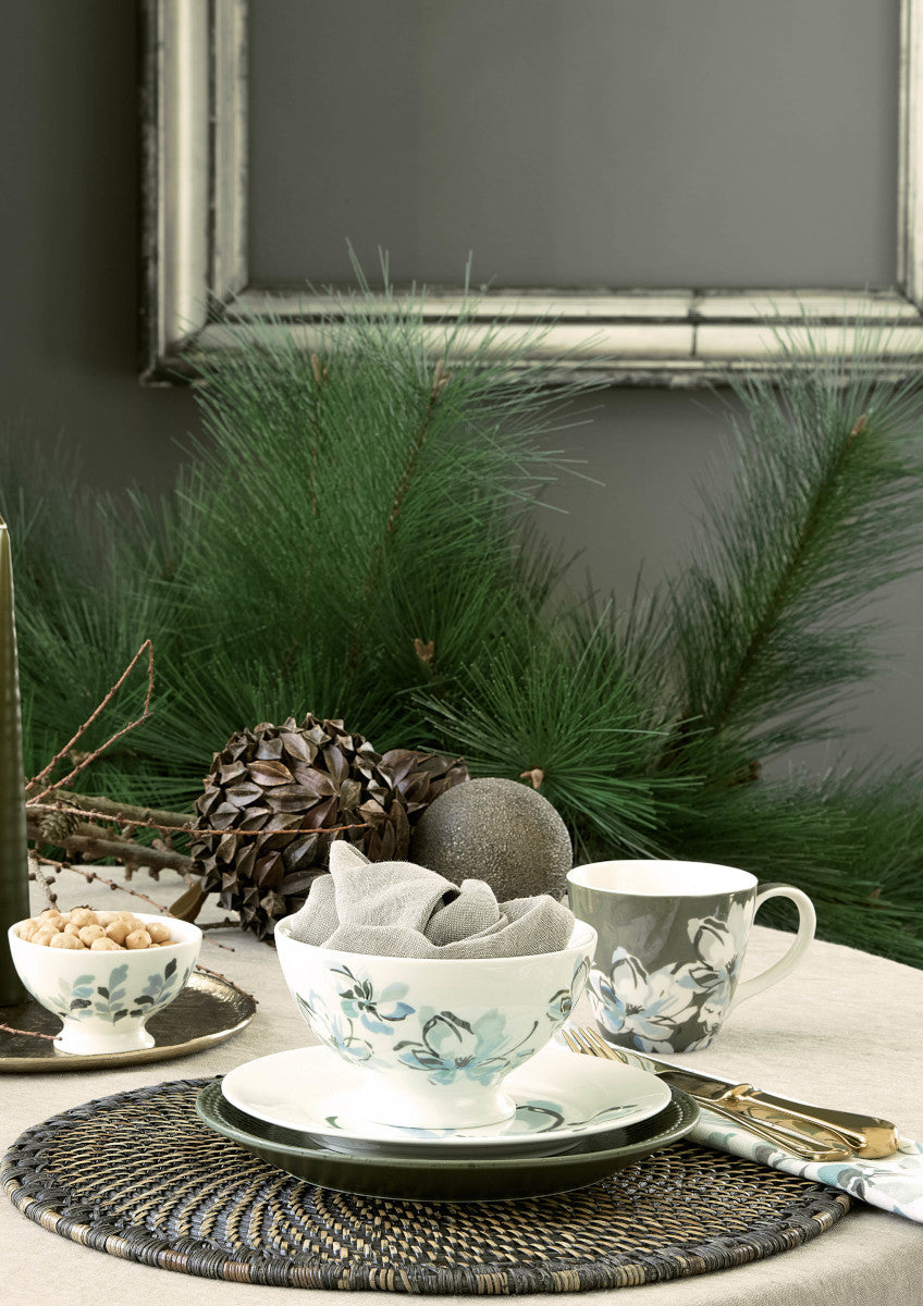 Greengate Mannie Leinenserviette dusty green 40x40cm - Produktbild 3
