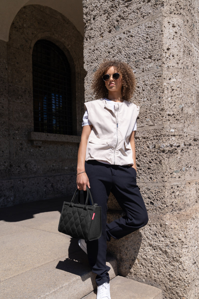 reisenthel daily shopper XS rhombus black - Produktbild 6
