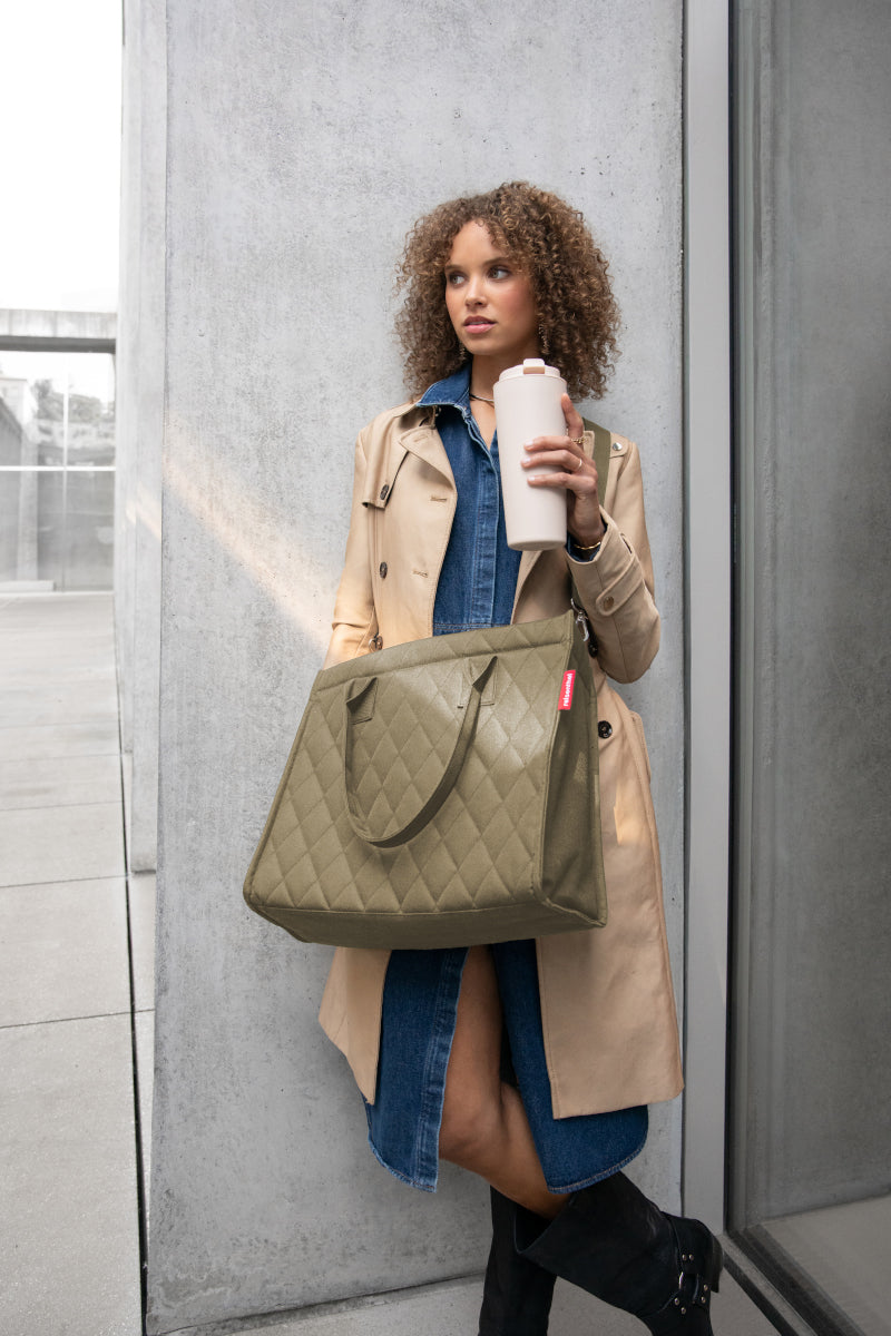 reisenthel daily shopper business rhombus olive - Produktbild 10