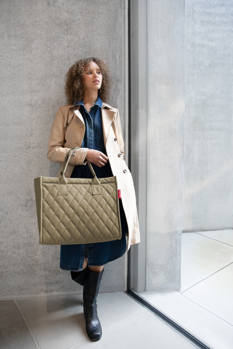 reisenthel daily shopper business rhombus olive - Produktbild 11
