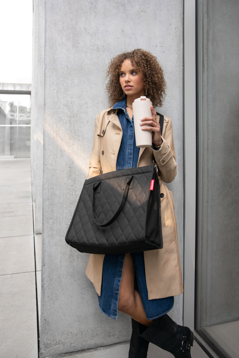 reisenthel daily shopper business rhombus black - Produktbild 12