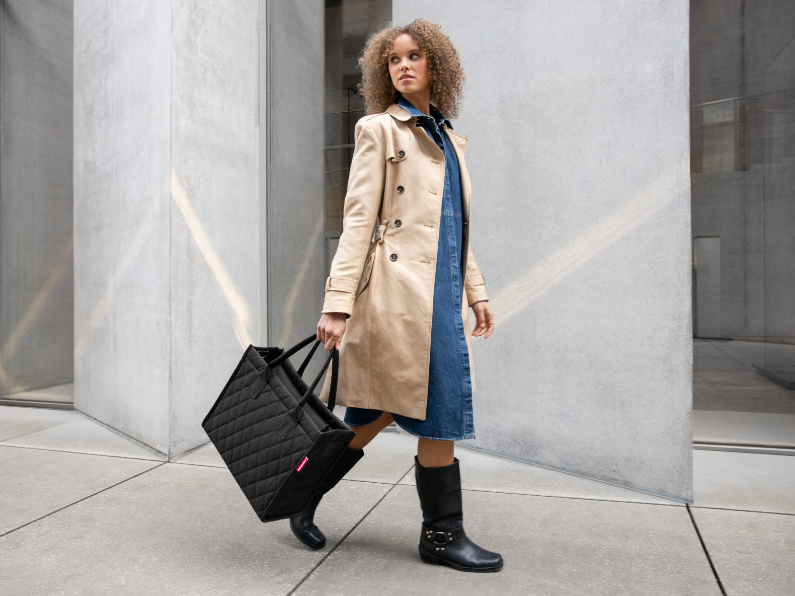 reisenthel daily shopper business rhombus black - Produktbild 14
