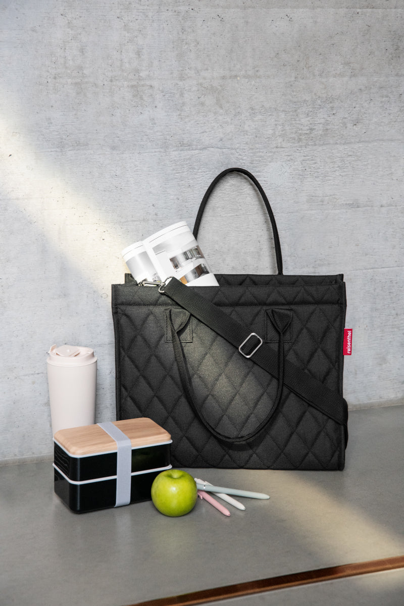 reisenthel daily shopper business rhombus black - Produktbild 15