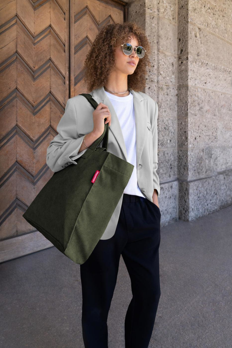 reisenthel softshopper cord dark matcha - Produktbild 4