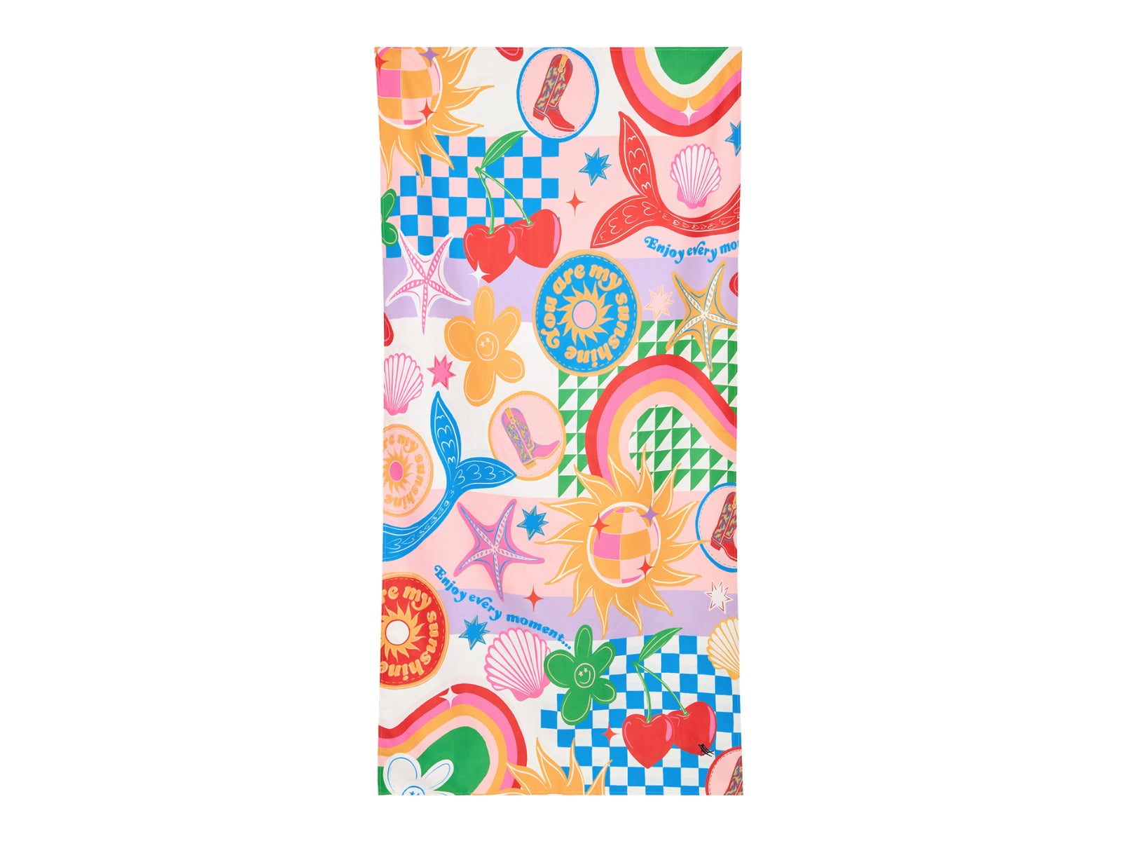 Dock & Bay Kids Beach Towel M Good Vibes Club 130x70cm - Produktbild 5