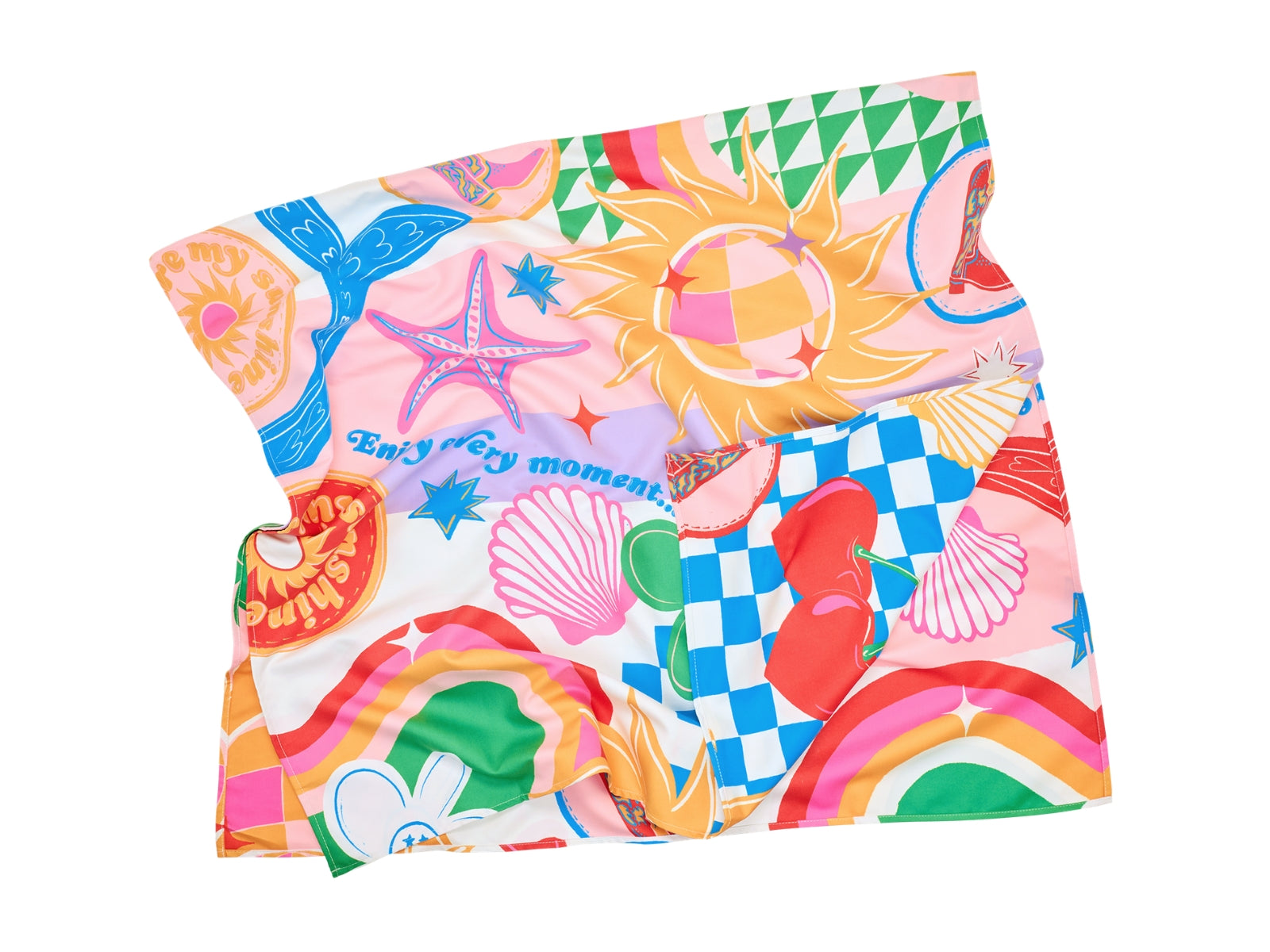 Dock & Bay Kids Beach Towel L Good Vibes Club 160x90cm - Produktbild 6