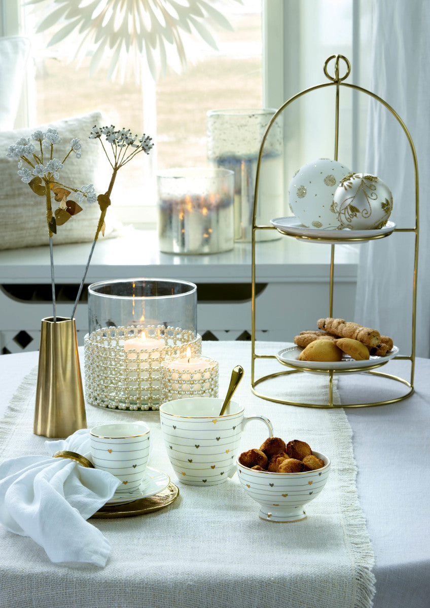 Greengate Grace Tischläufer bestickt white 140x45cm - Produktbild 4