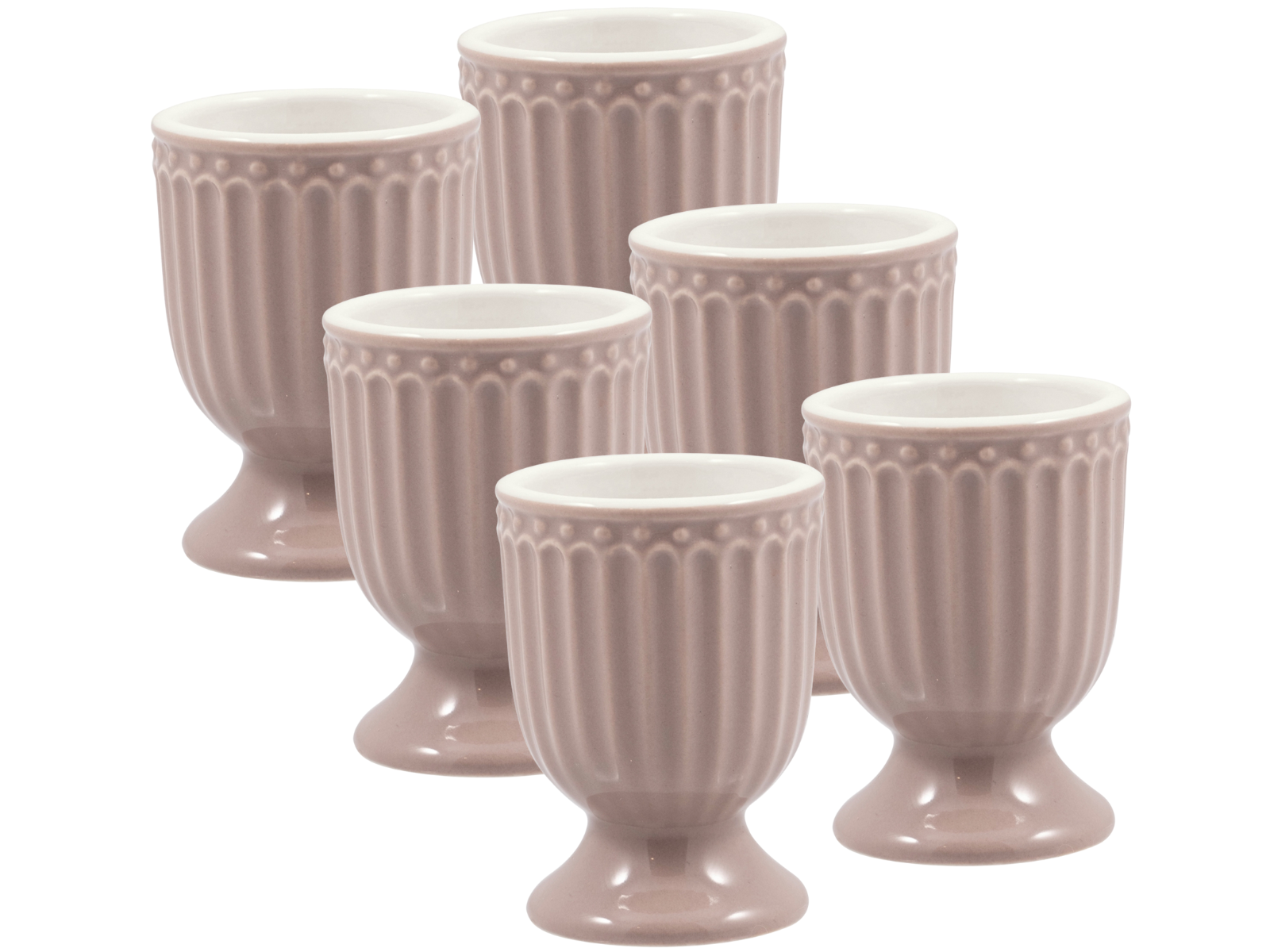 Greengate Alice Eierbecher hazelnut brown 6,5 cm Set6