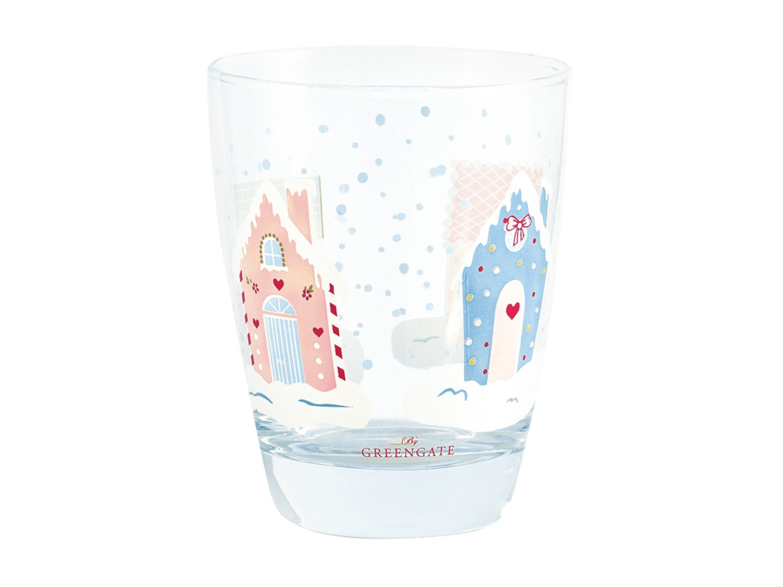 Greengate Laura homes Wasserglas dusty blue 0,3 l