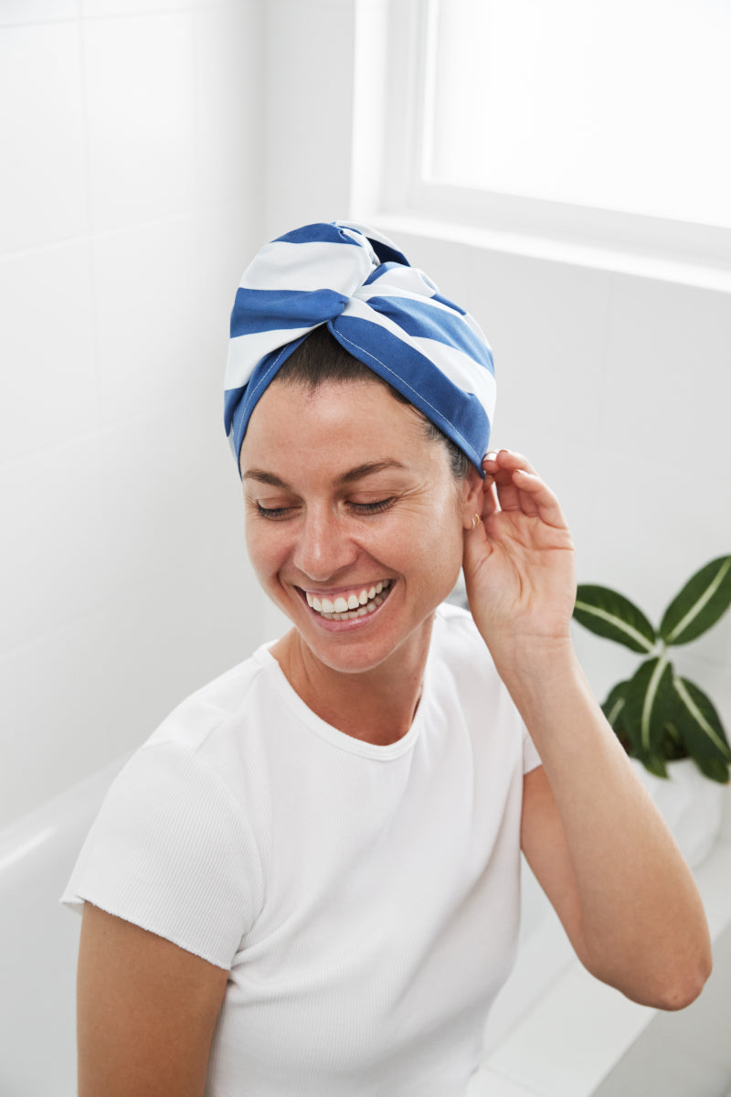 Dock & Bay Hair Wraps One Size Whitsunday Blue 63x26cm - Produktbild 7
