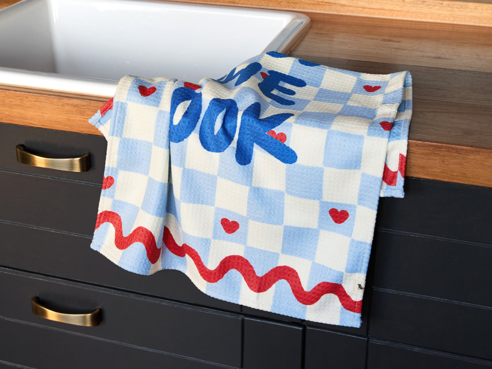 Dock & Bay Geschirrhandtuch Kiss The Cook 75x45cm - Produktbild 8