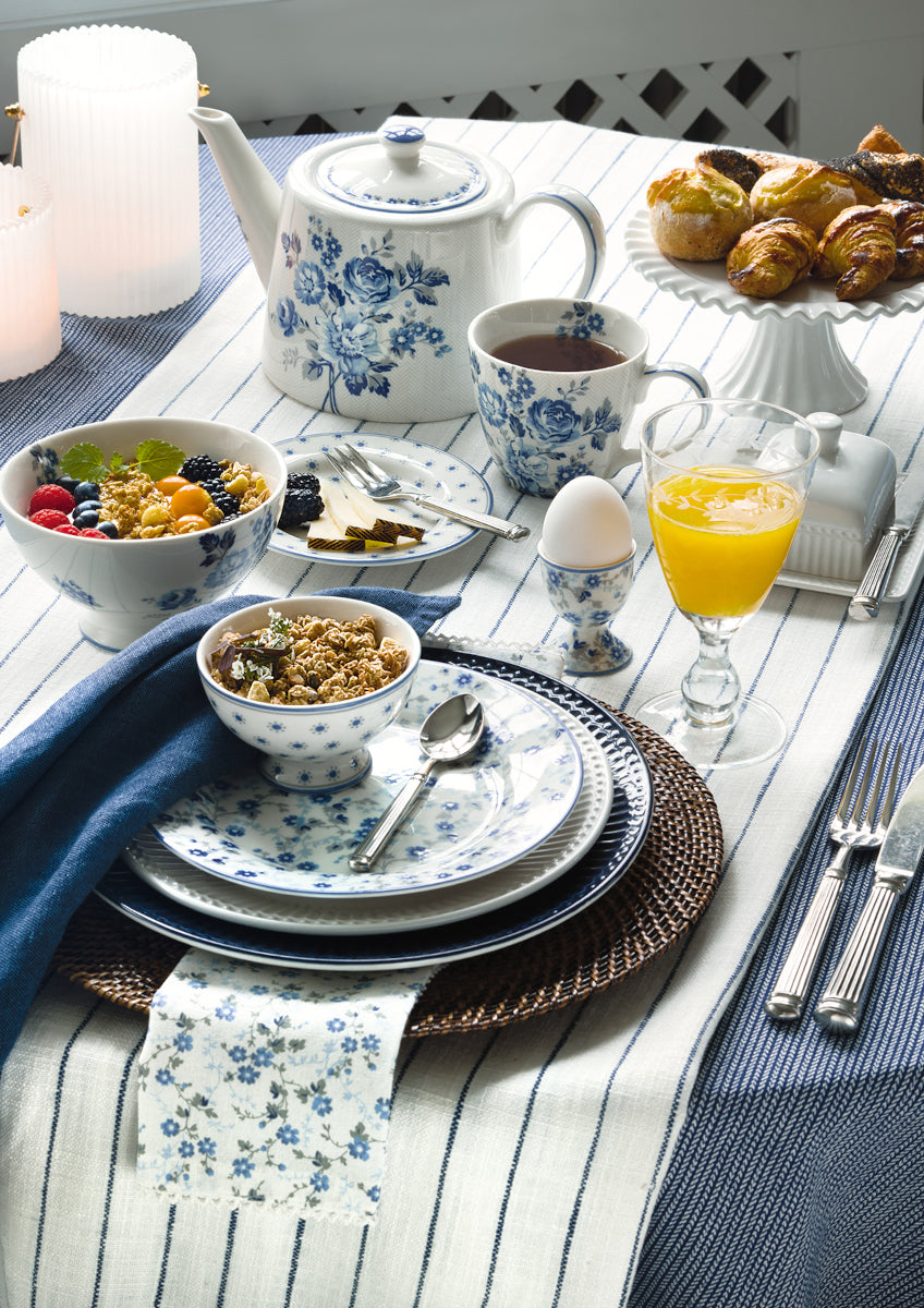 Greengate Selma Speiseteller blau 25,6cm - Produktbild 2