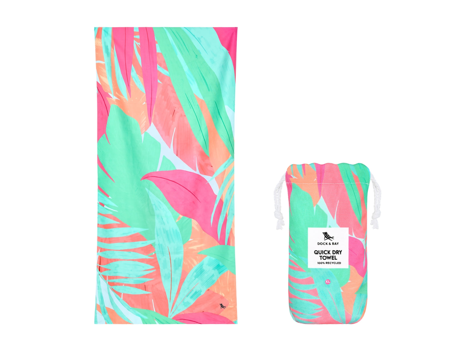 Dock & Bay Beach Towel XL Hot Tropics 200x90cm - Produktbild 2