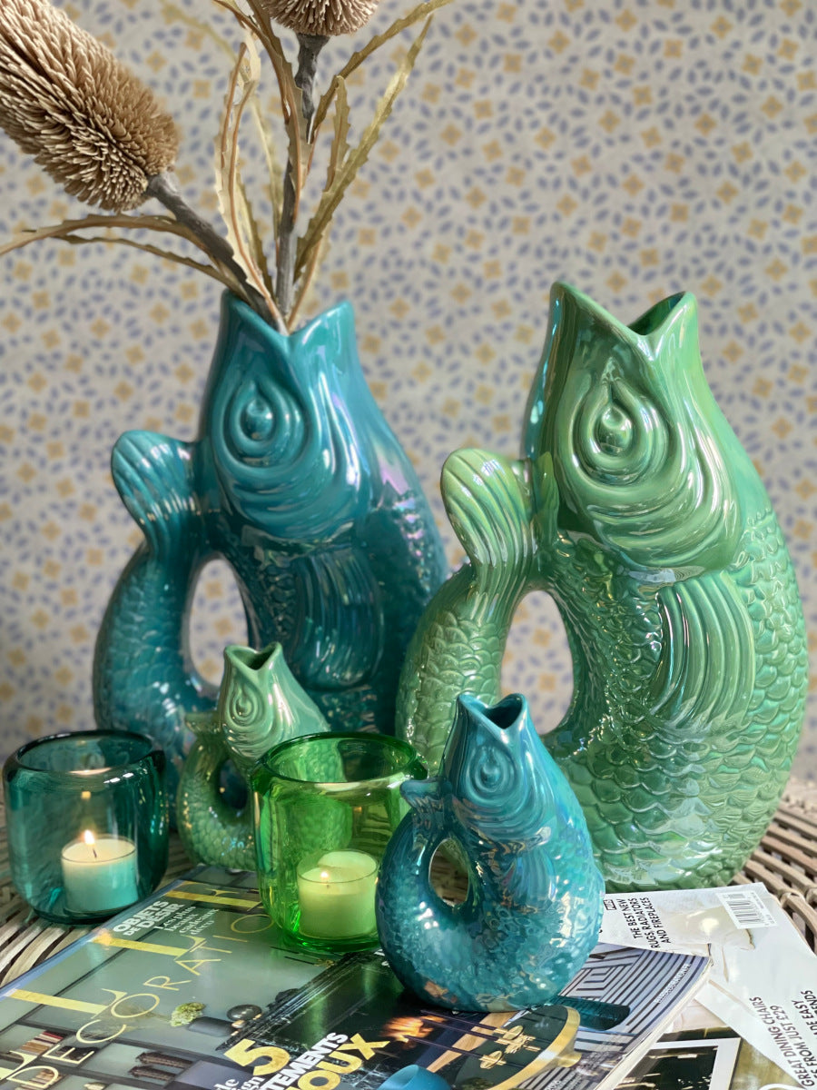 Giftcompany Monsieur Carafon Vase / Karaffe Fisch L green bay 2,7l - Produktbild 6