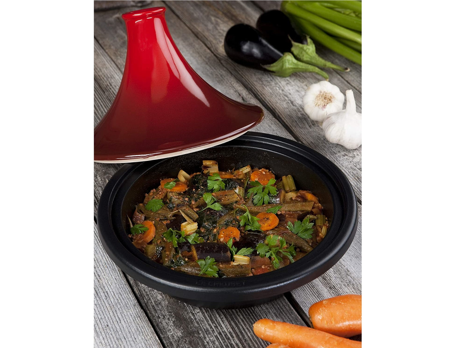 Le Creuset Tagine 31 cm kirschrot (25138310600422) - Produktbild 5
