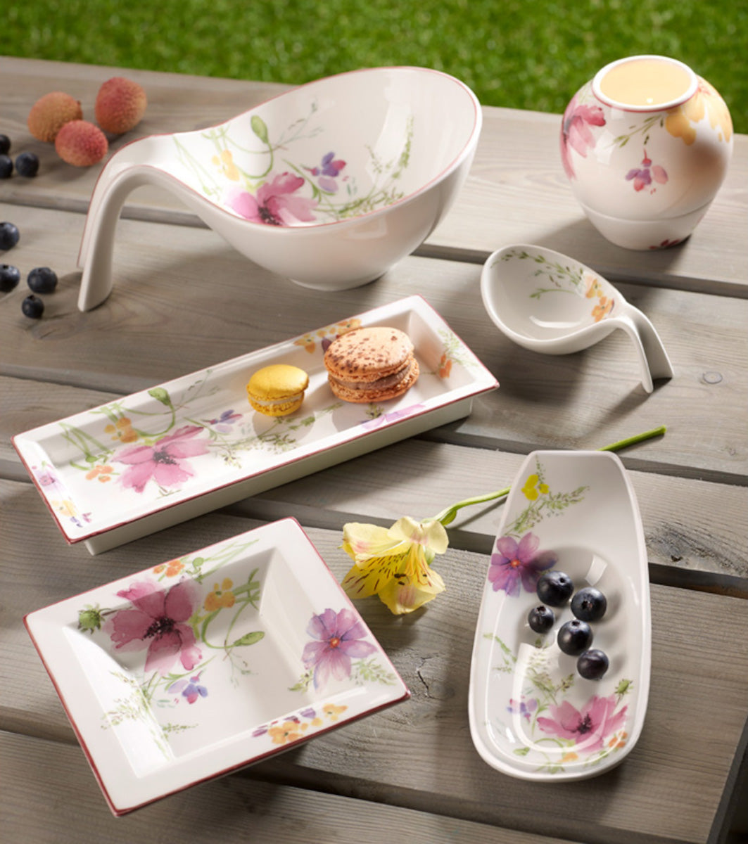 Villeroy & Boch Mariefleur Gifts Schale rechteckig 23,6 x 9,7 cm - Produktbild 2