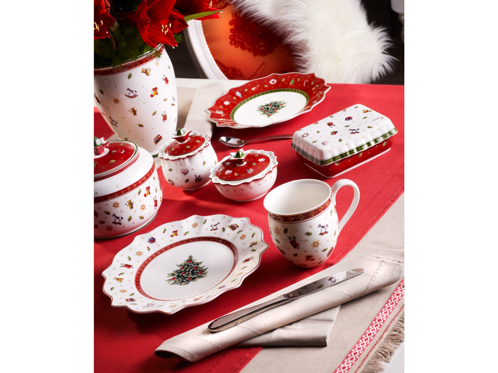 Villeroy & Boch Toy's Delight Frühstücksteller rot 24 cm - Produktbild 5