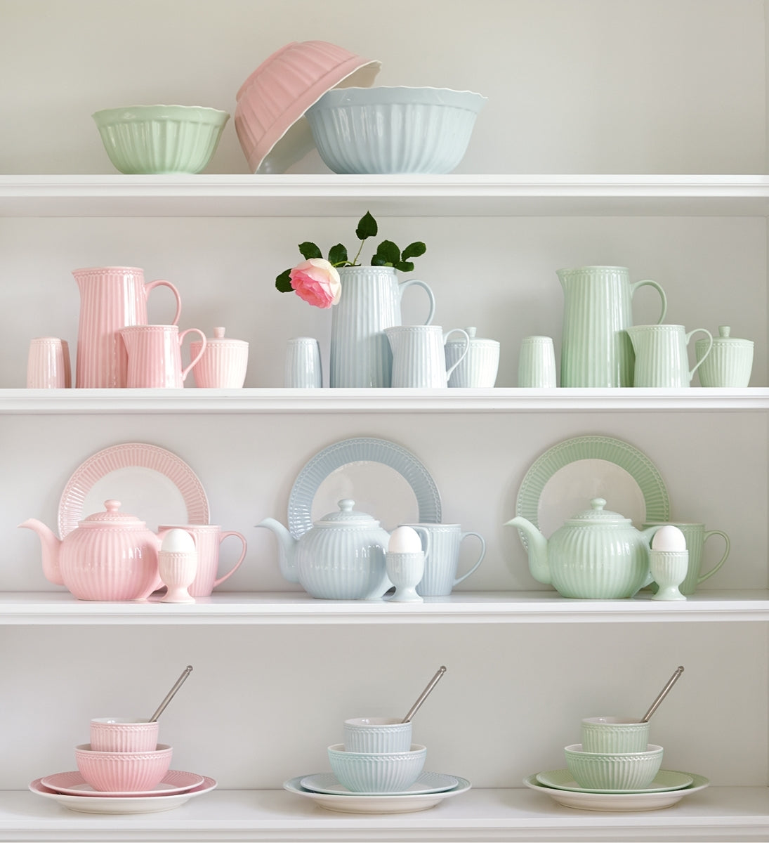Greengate Alice Frühstücksteller pale blue 23 cm Set6 - Produktbild 2