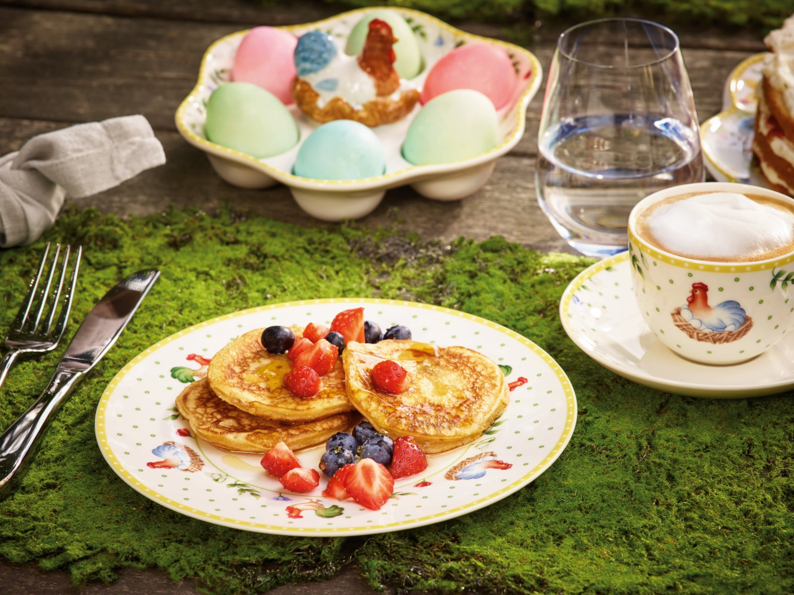 Villeroy & Boch Spring Awakening Eierteller Hahn & Henne - Produktbild 2