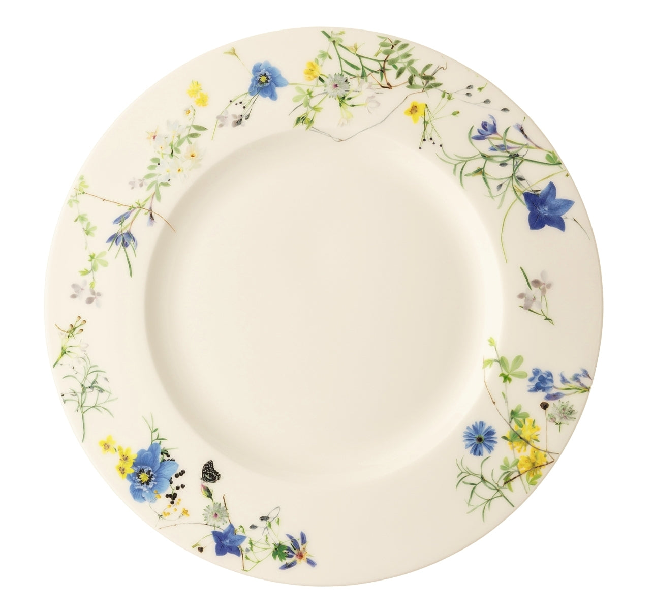 Rosenthal Brillance Fleurs des Alpes Frühstücksteller 23 cm