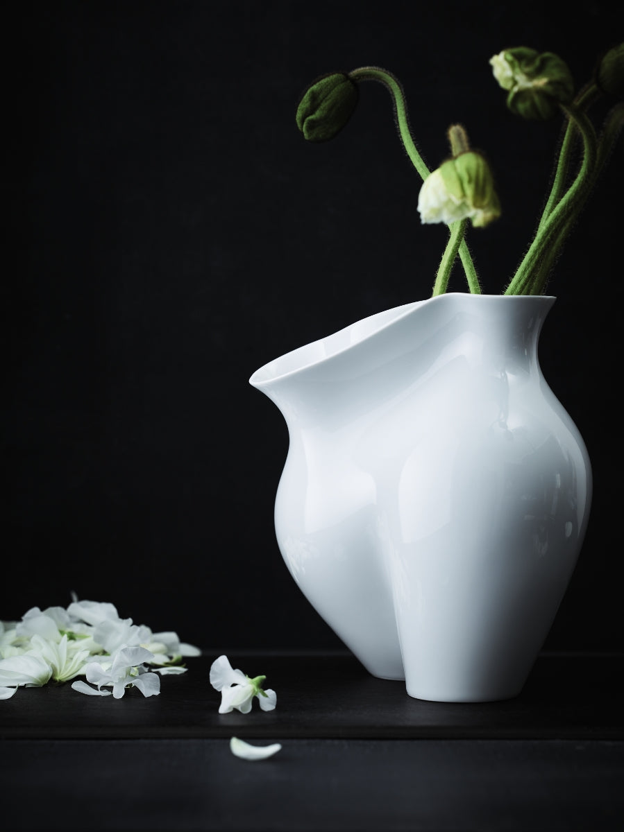 Rosenthal La Chute Weiss Vase 26 cm - Produktbild 3