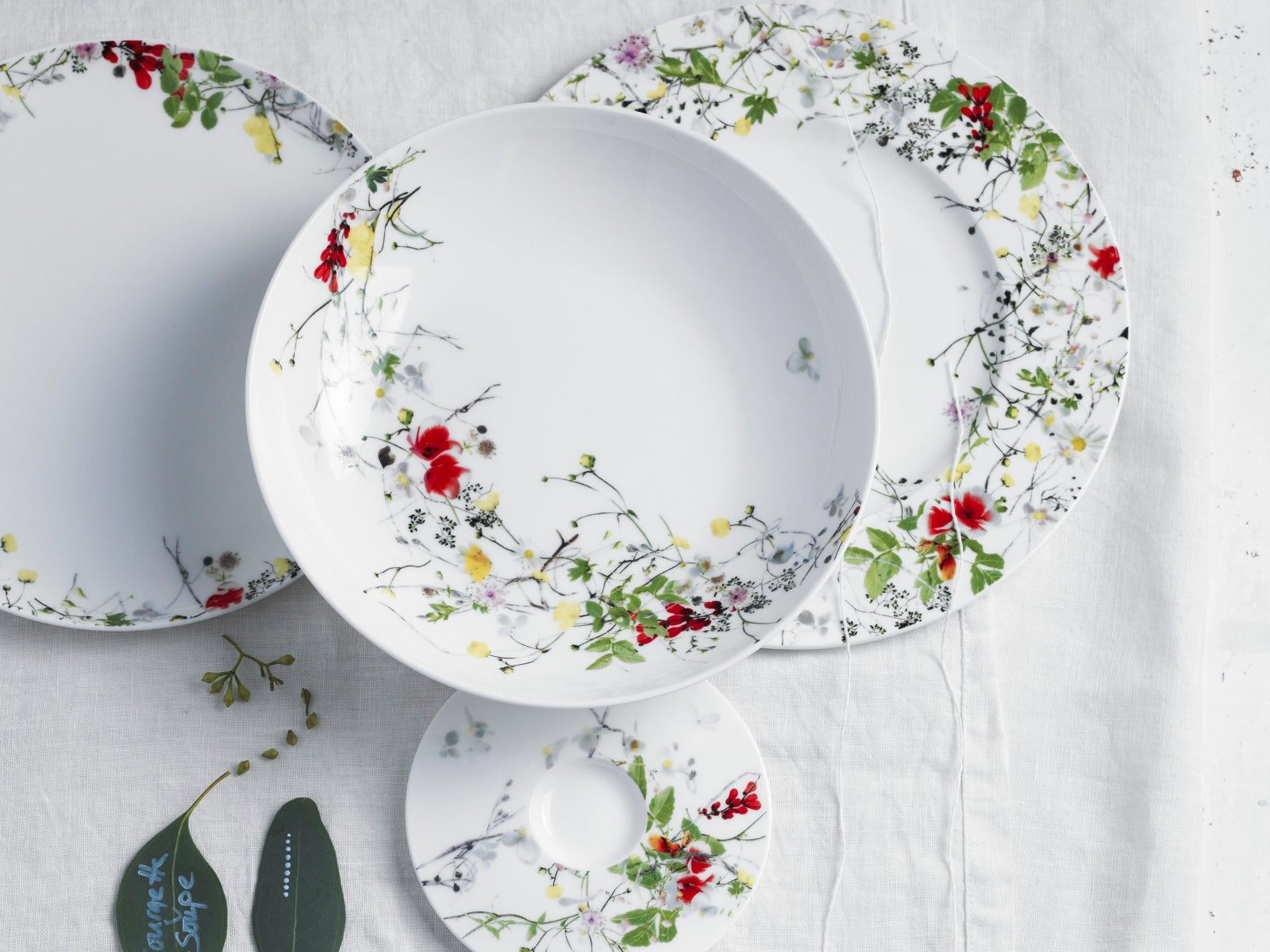 Rosenthal Brillance Fleurs Sauvages Set 6tlg mit Kombitassen - Produktbild 4