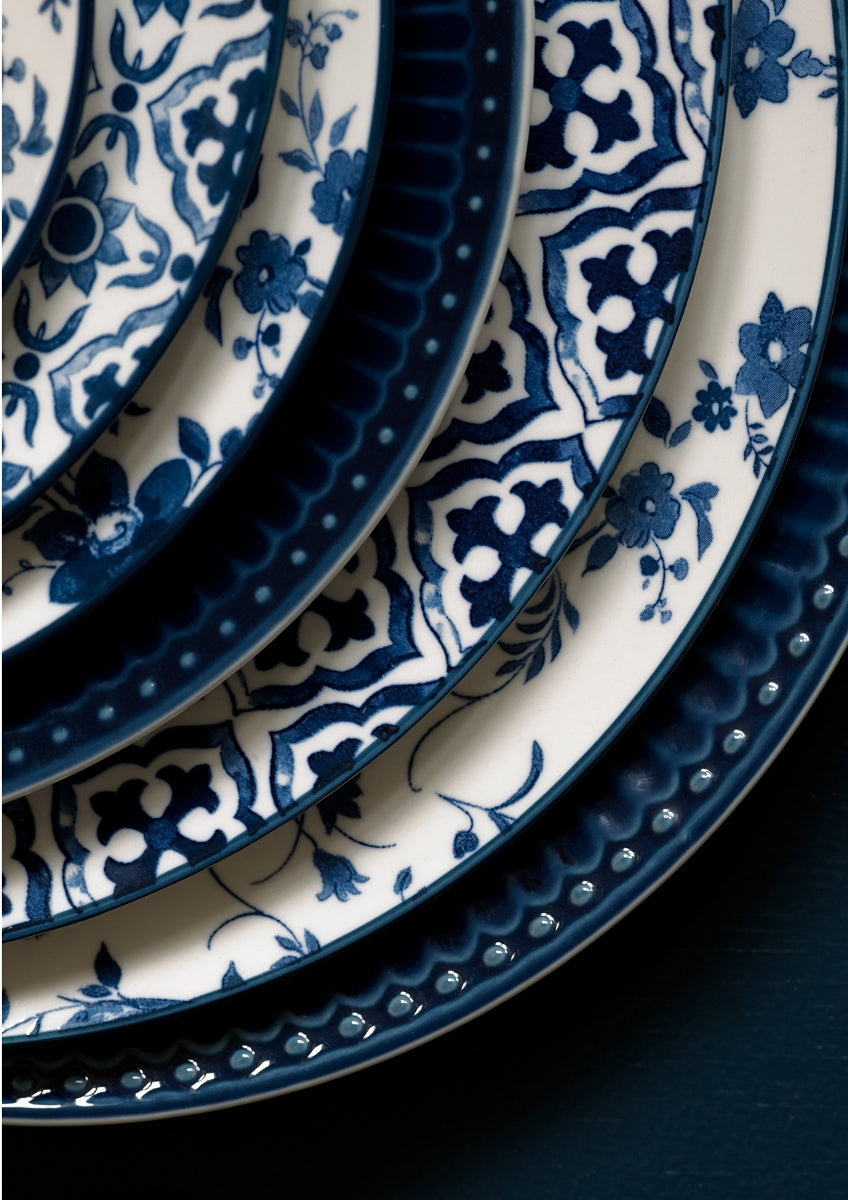 Greengate Alice Speiseteller dark blue 25,6 cm Set6 - Produktbild 2