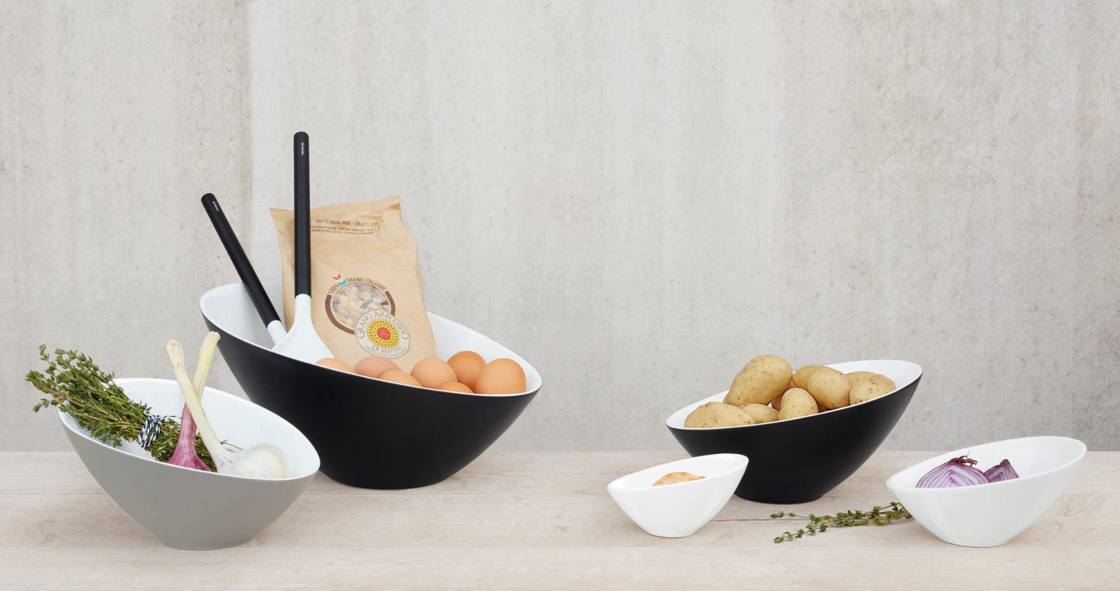ASA vongole Schale asymmetrisch weiss 15,5 cm - Produktbild 2