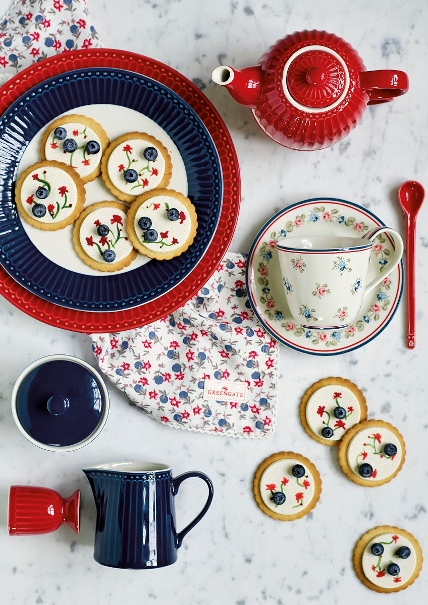 Greengate Alice Latte Cup dark blue 9 cm Set6 - Produktbild 2