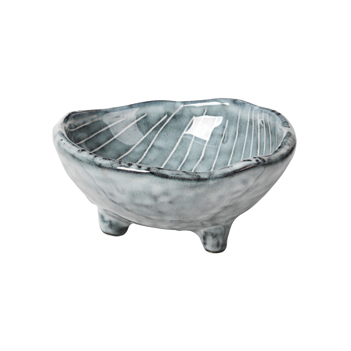 Broste Copenhagen NORDIC SEA Schale S mit kleinen Füßen 8,5 cm