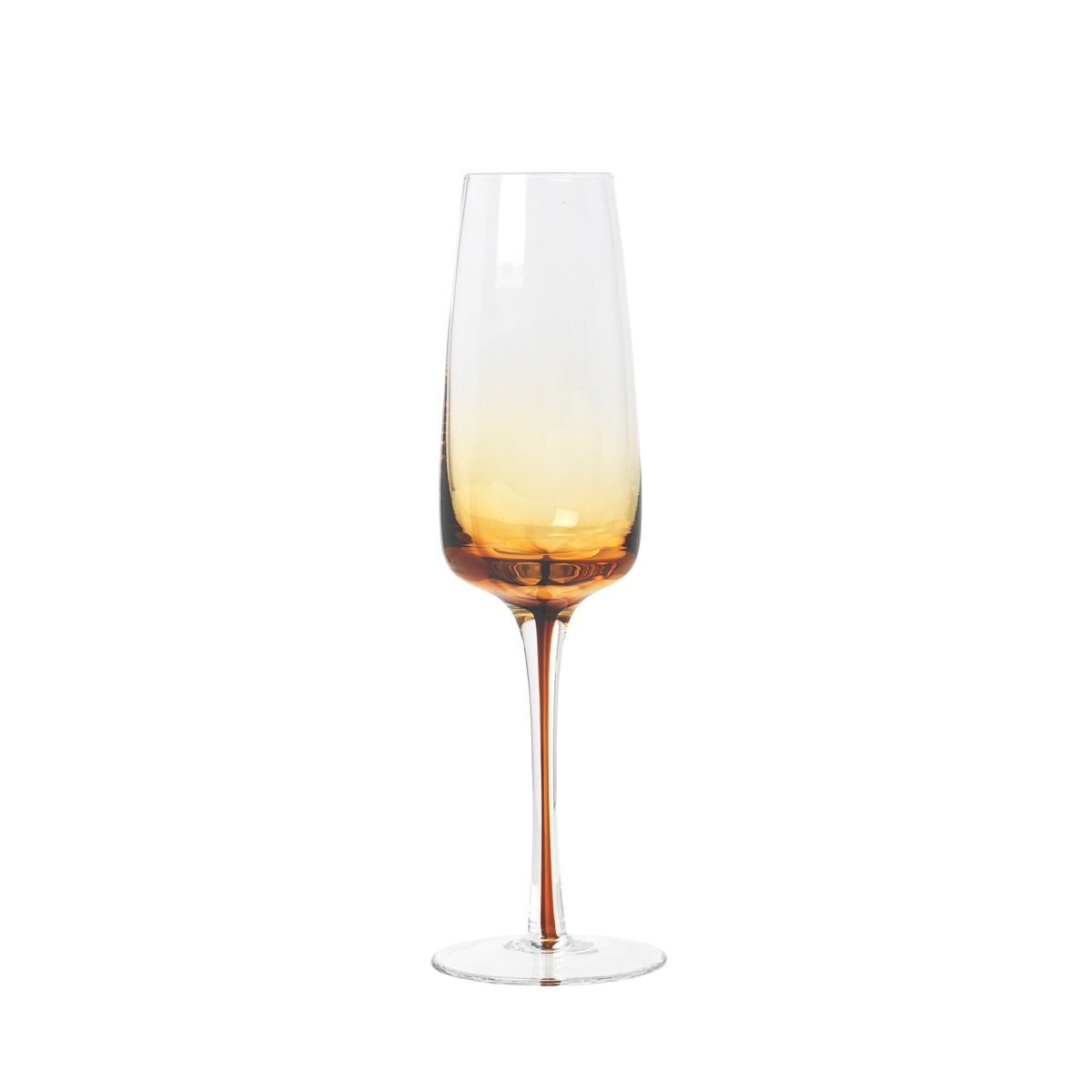 Broste Copenhagen AMBER Champagnerglas caramel 0,2 l