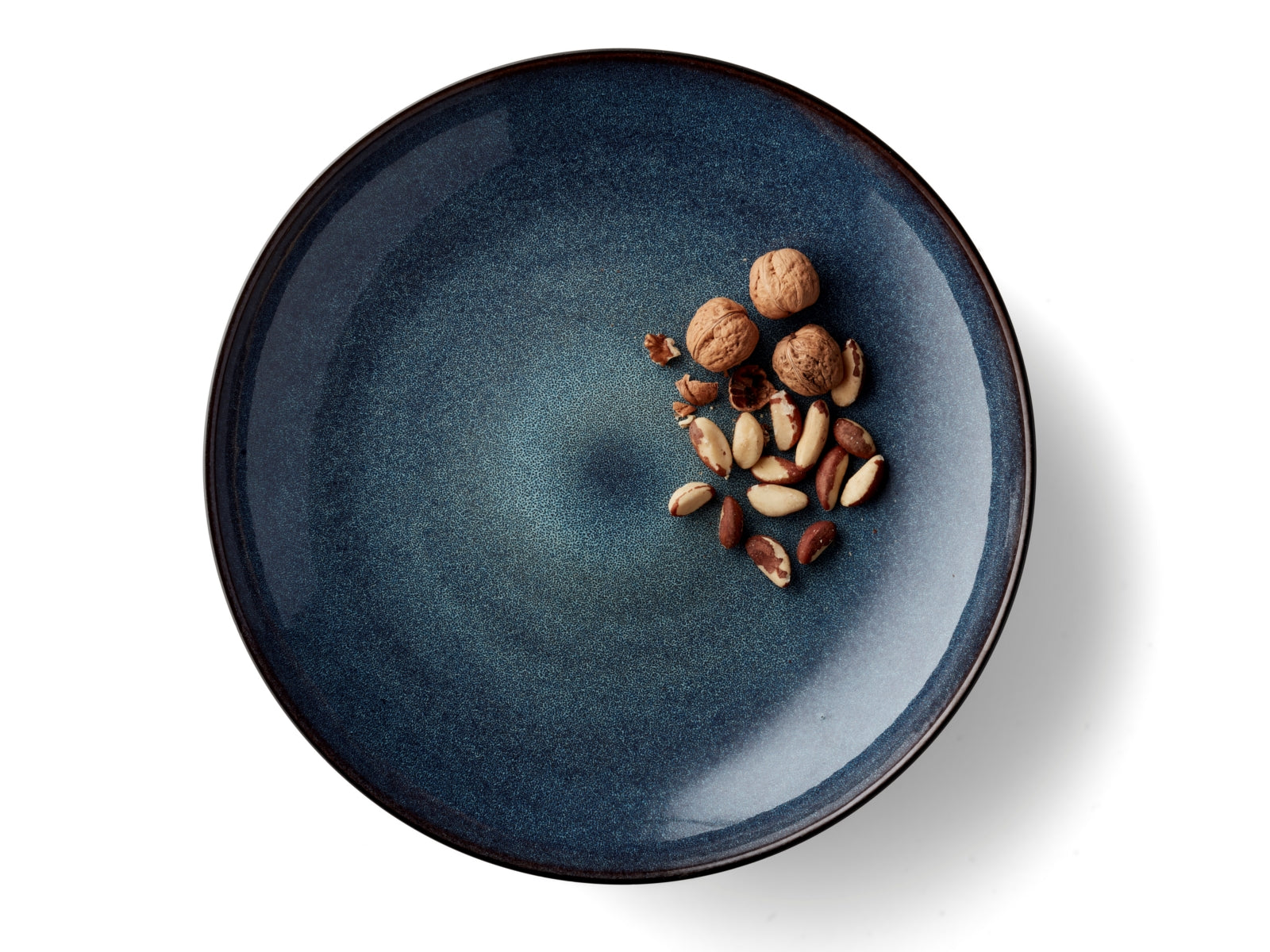 Bitz Servierschale matt black / shiny dark blue 40 cm - Produktbild 4
