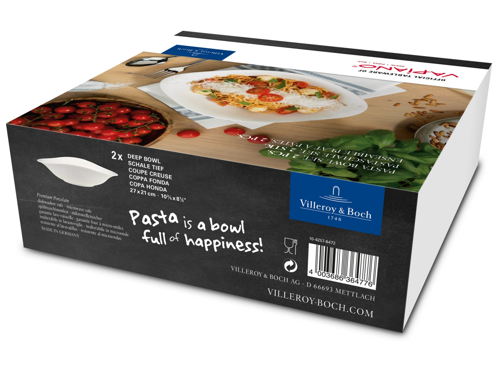 Villeroy & Boch Vapiano Pastaschale Set 2tlg. 27 x 21 cm - Produktbild 3
