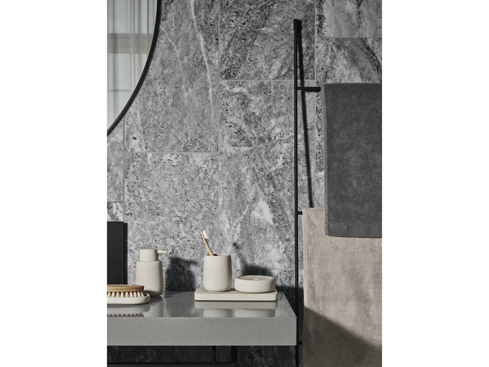 Blomus RIVA Badetuch Moonbeam 140 x 70 cm - Produktbild 3