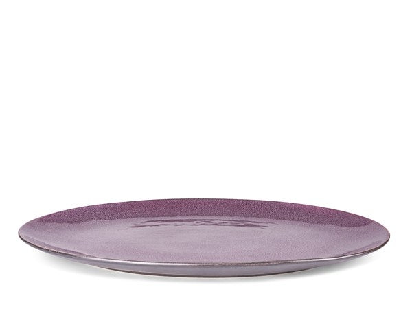Bitz Schale oval matt black / shiny lilac 45 x 34 cm - Produktbild 2